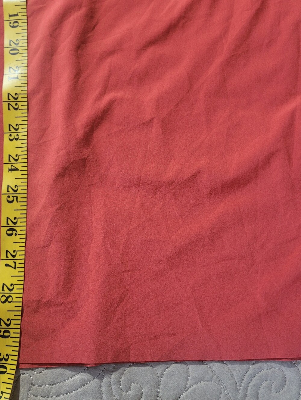 Athleta Savannah Jumpsuit V-Neck Wide Leg Featherweight Stretch Currant Size 12 - Picture 12 of 13